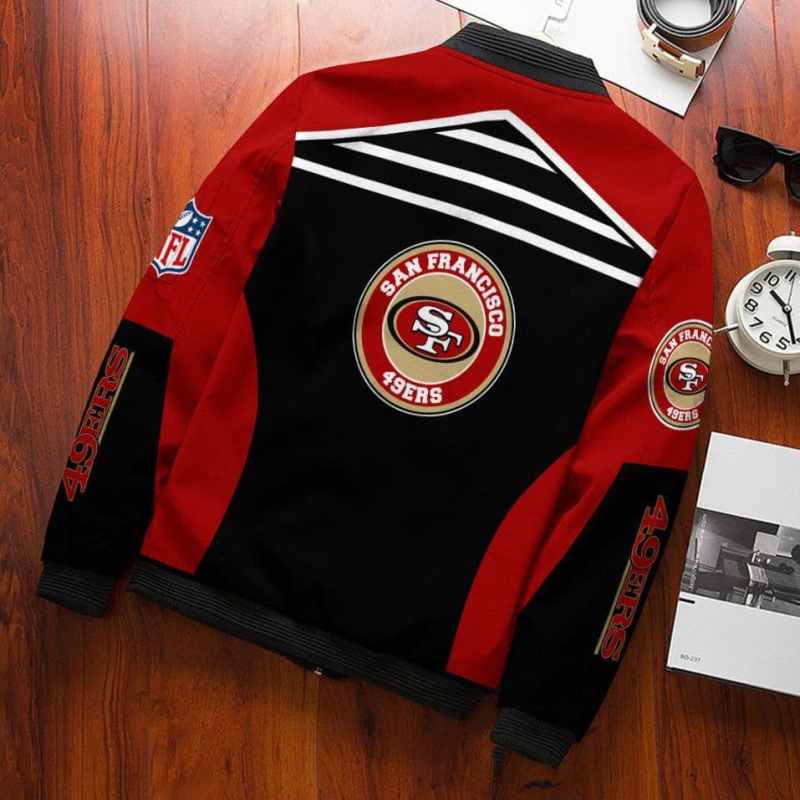 San Francisco 49ers Bomber Jacket Front View