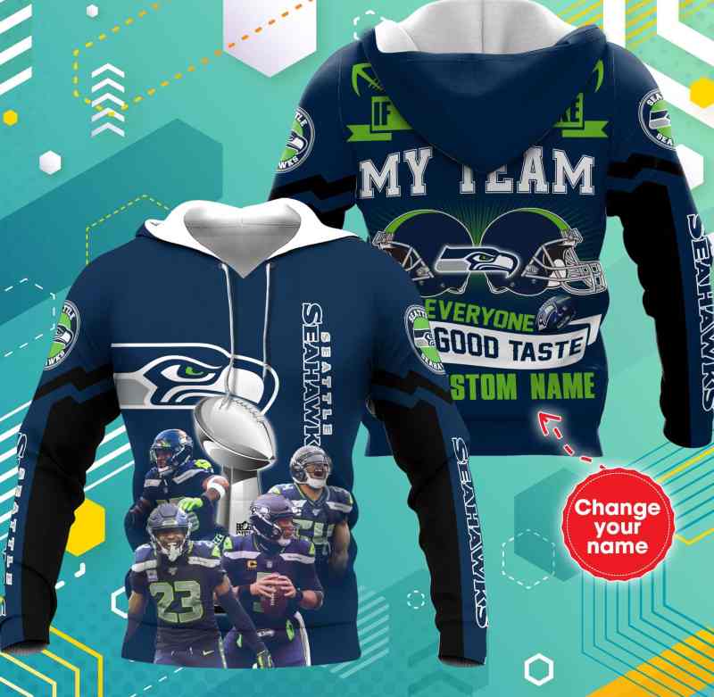 Seattle Seahawks Personalized Ugly Christmas Sweater