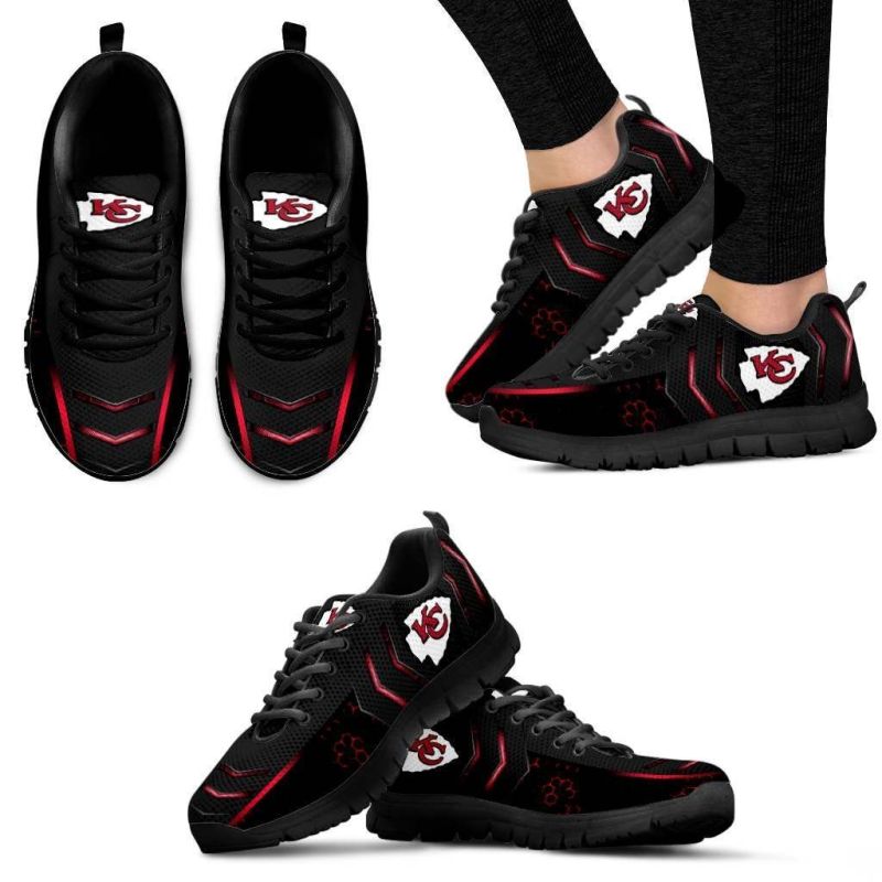 Kansas City Chiefs Sneakers Back View