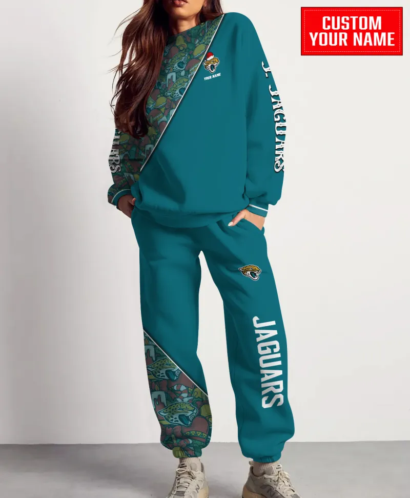 Jacksonville Jaguars Christmas Pattern Unisex Sweatshirt and Sweatpants