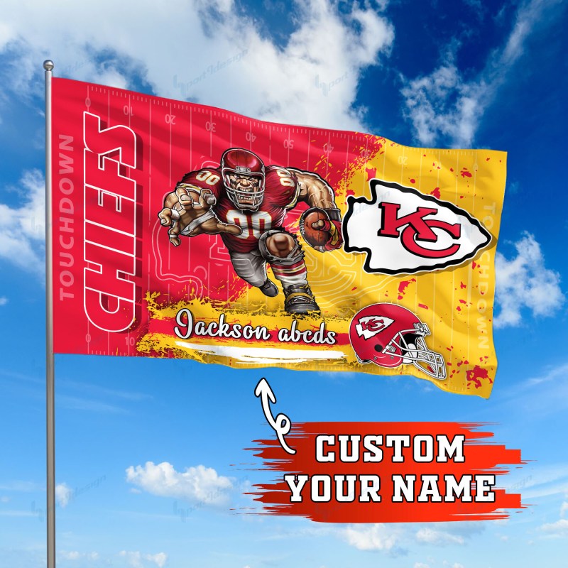 Kansas City Chiefs Personalized Flag