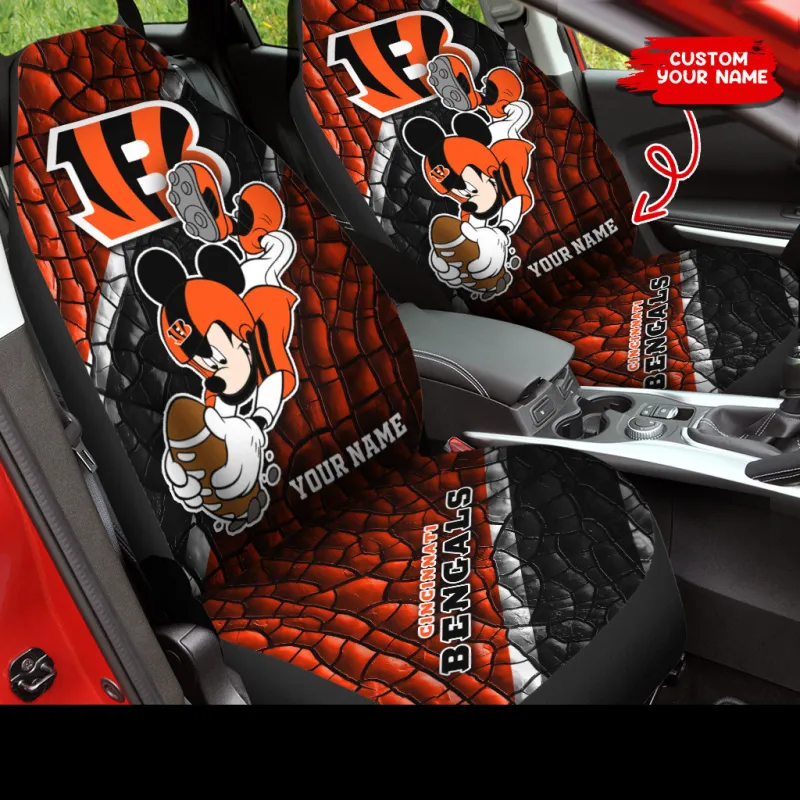 Cincinnati Bengals Personalized Car Seat Covers