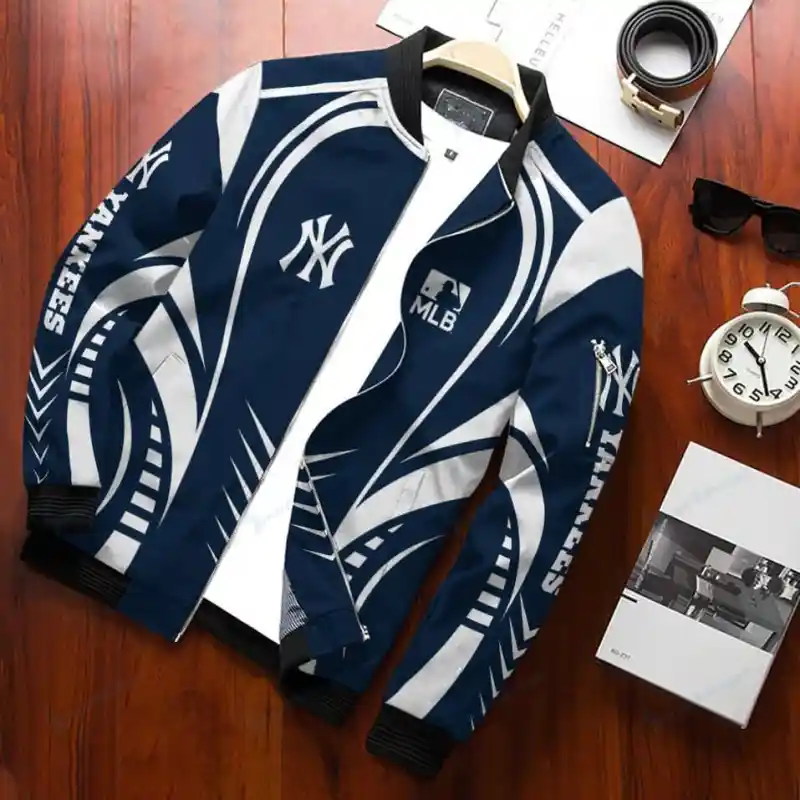 New York Yankees Bomber Jacket Detail