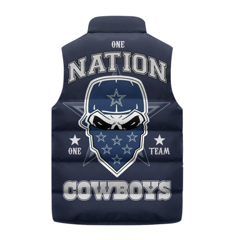 Dallas Cowboys Puffer Vest Detail