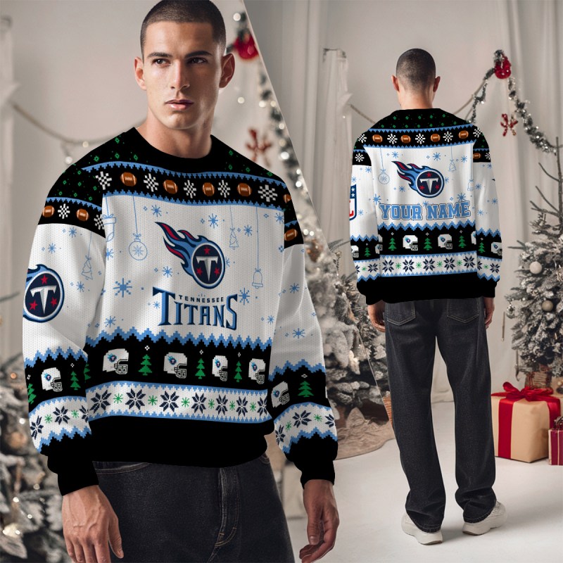 Tennessee Titans Ugly Christmas Sweater - MK Studio
