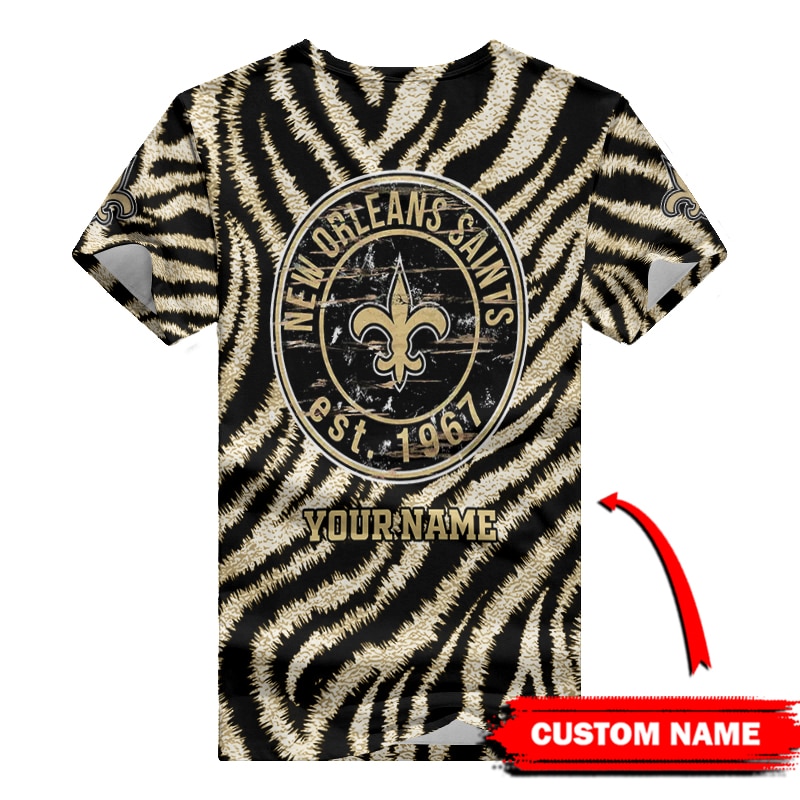 New Orleans Saints V-neck T-shirt Image 3