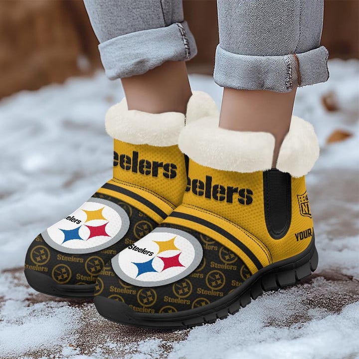 Pittsburgh Steelers Comfy Winter Snow Boots