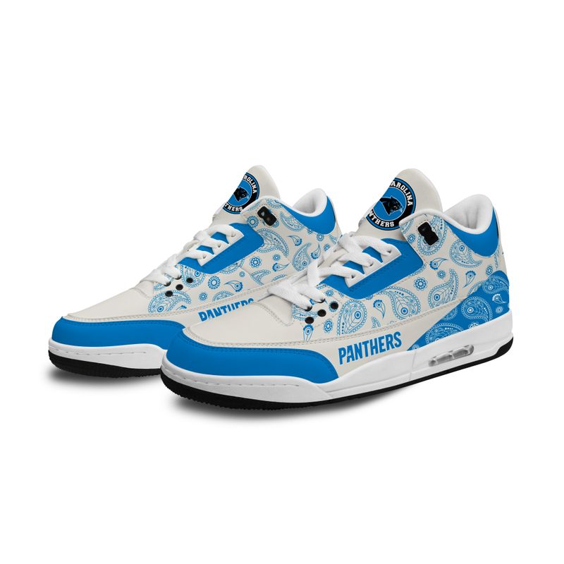Carolina Panthers JD03 Genuine Leather Shoes Image 2