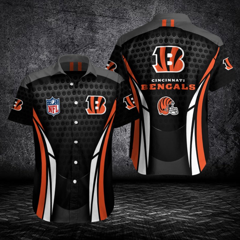 Cincinnati Bengals Button Shirt Sizing Chart