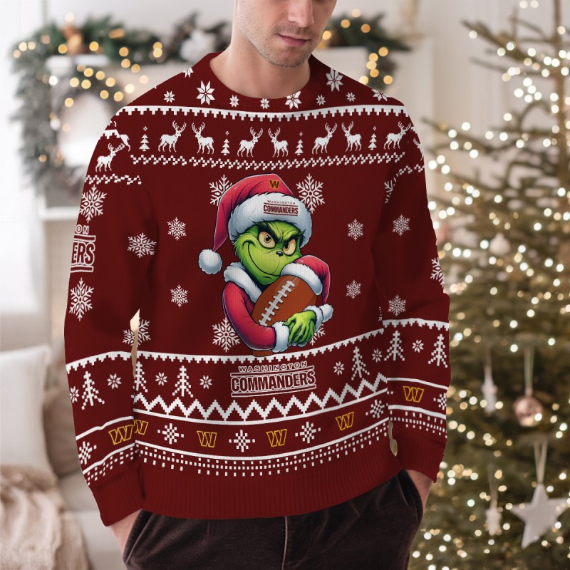 Washington Commanders Ugly Sweater Outdoor