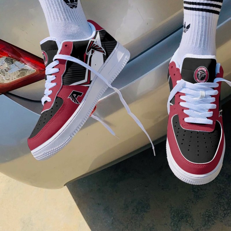 Atlanta Falcons AF1 Shoes 173 Back View