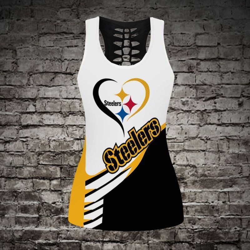 Pittsburgh Steelers Leggings and Tank Top