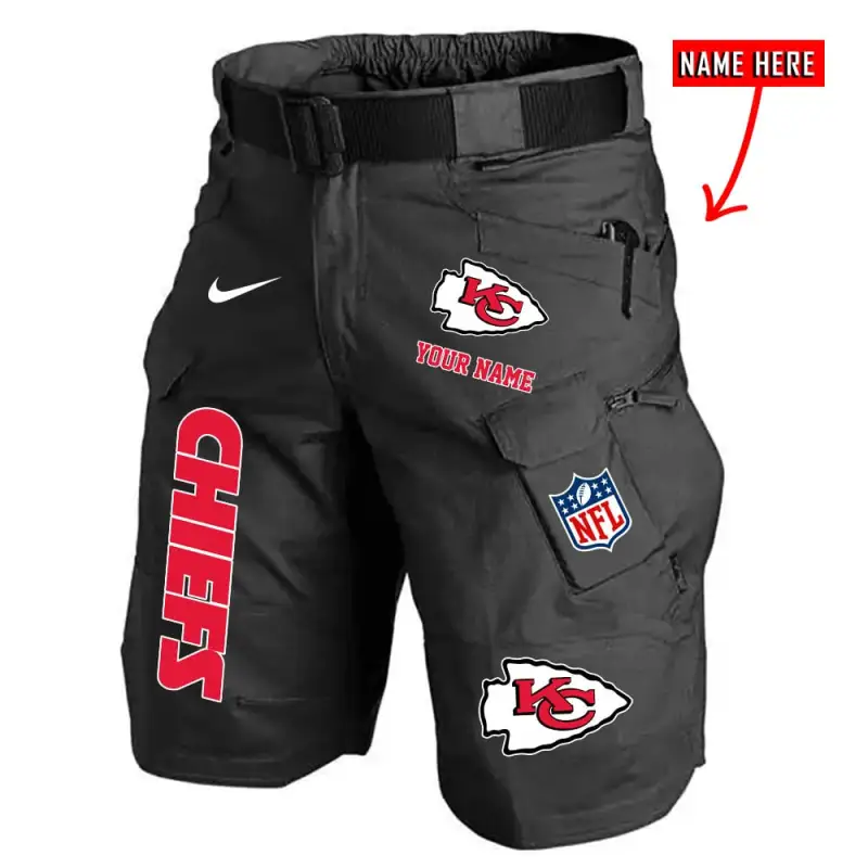 Kansas City Chiefs Front Pockets Men Shorts