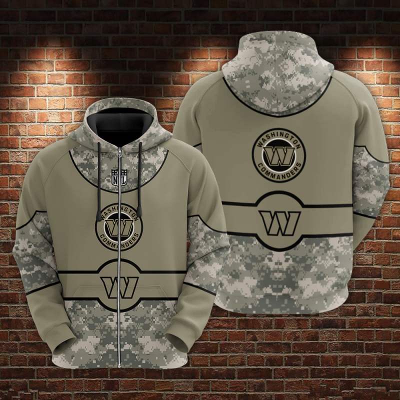 Washington Commanders Hoodie Back View