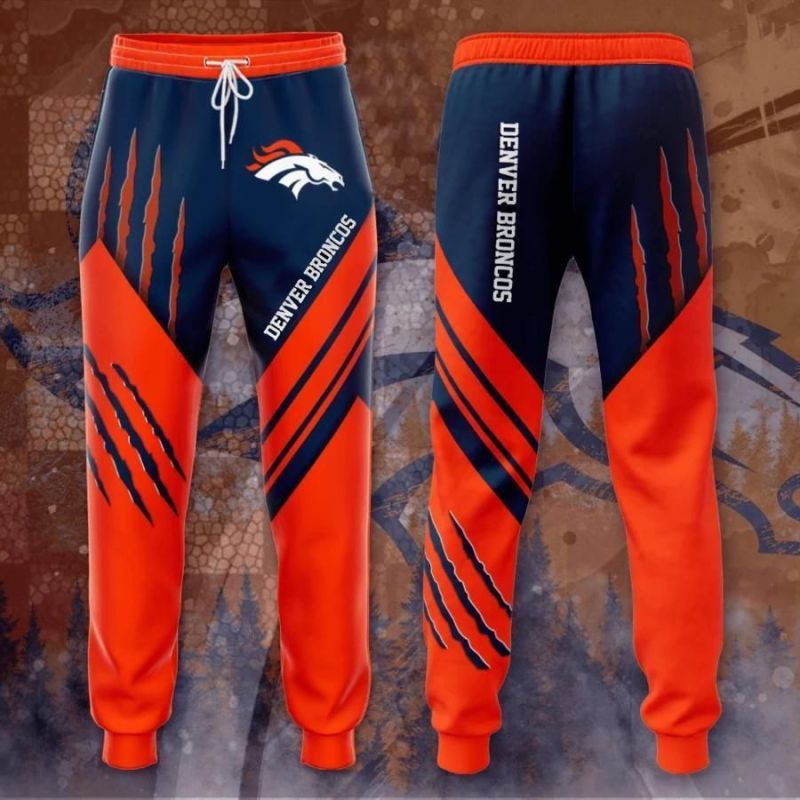 Denver Broncos 3D Printed Pocket Sweatpant