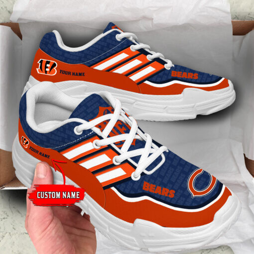 Chicago Bears Personalized Chunky Sneakers