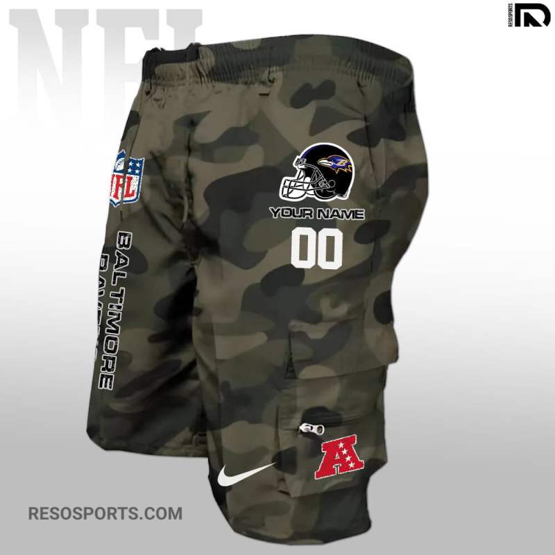 Baltimore Ravens Multi-Pockets Shorts Details