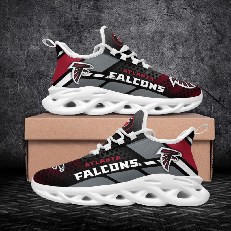 Atlanta Falcons Yezy Running Sneakers Side View
