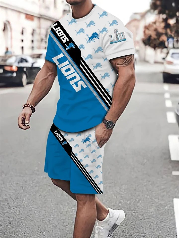 Detroit Lions T-shirt and Shorts
