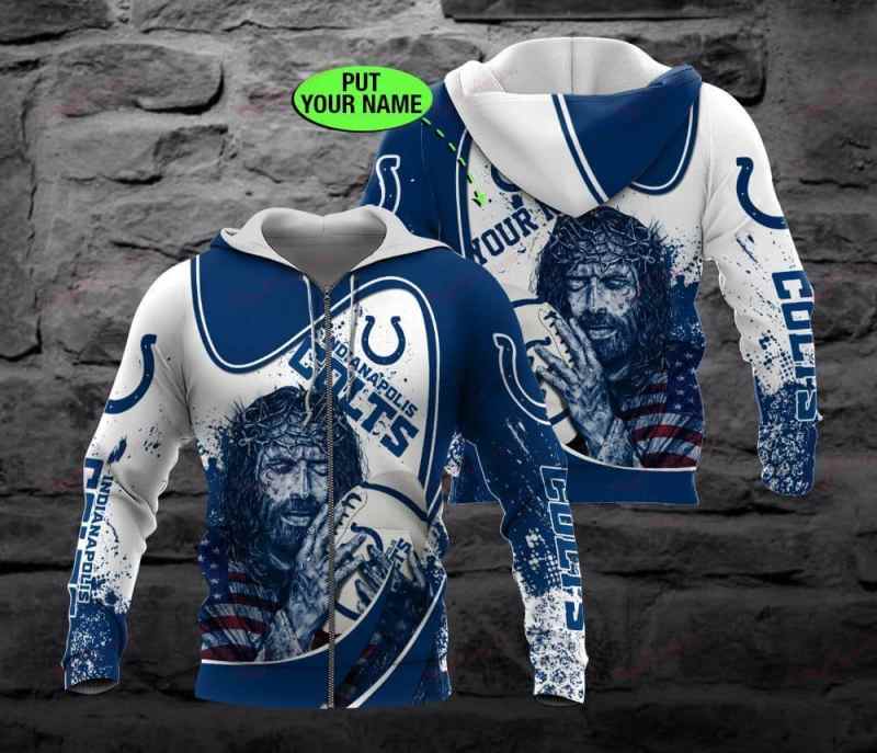 Indianapolis Colts Personalized BB646 Sweater Side View