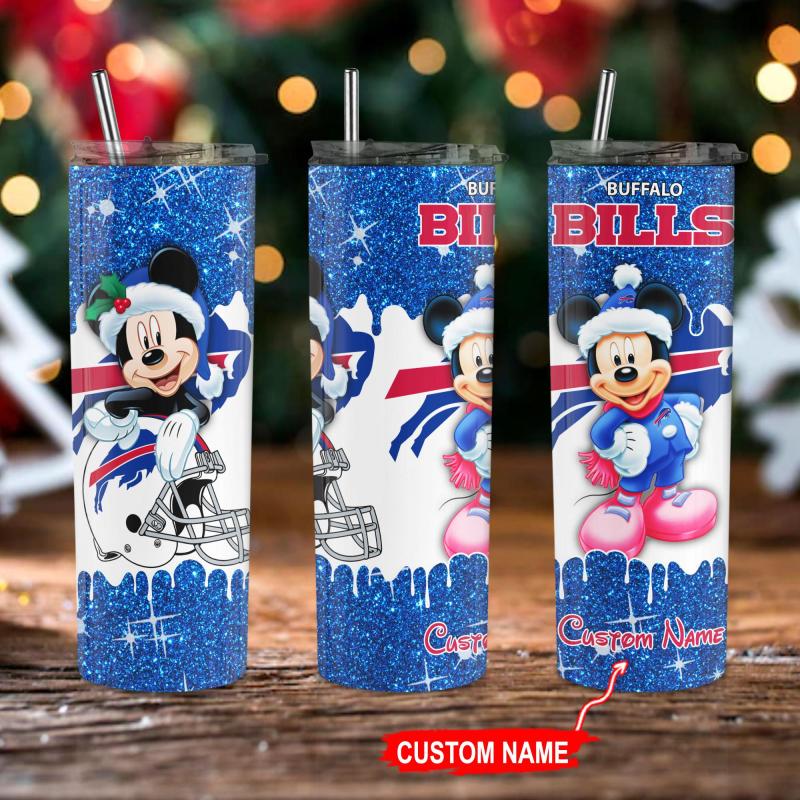 Buffalo Bills Tumbler with Straw