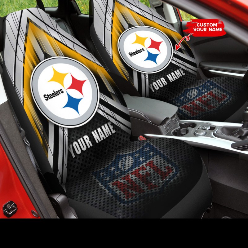 Pittsburgh Steelers Personalized Car Seat Covers