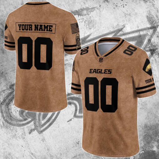 Philadelphia Eagles Personalized V-neck Football Jersey