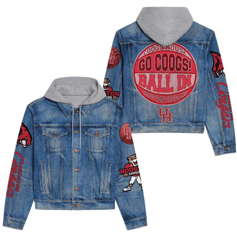 Houston Cougars Jacket Back Design