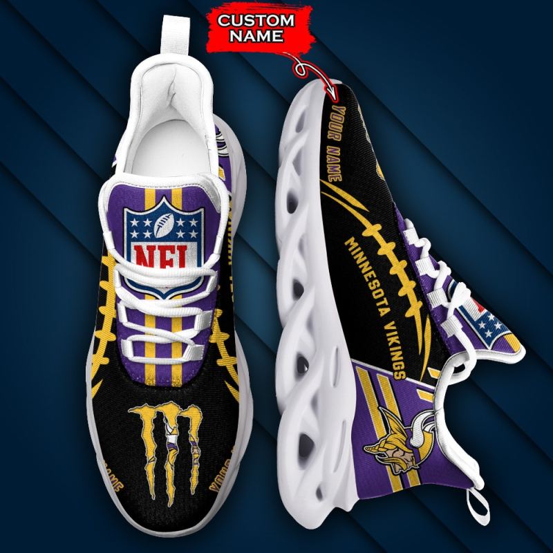 Minnesota Vikings Yezy Running Sneakers