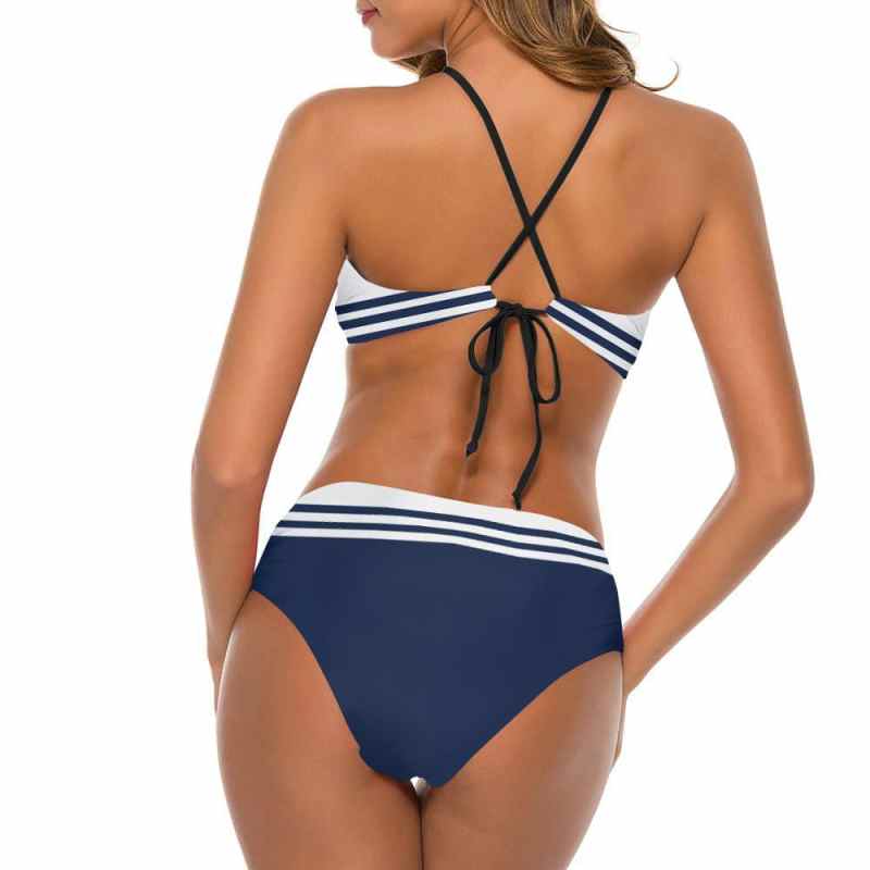 New York Yankees Women's Cami Swimsuit Detail