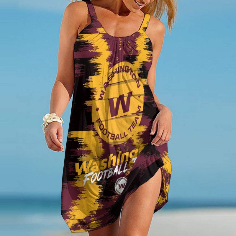 Washington Commanders Beach Dress