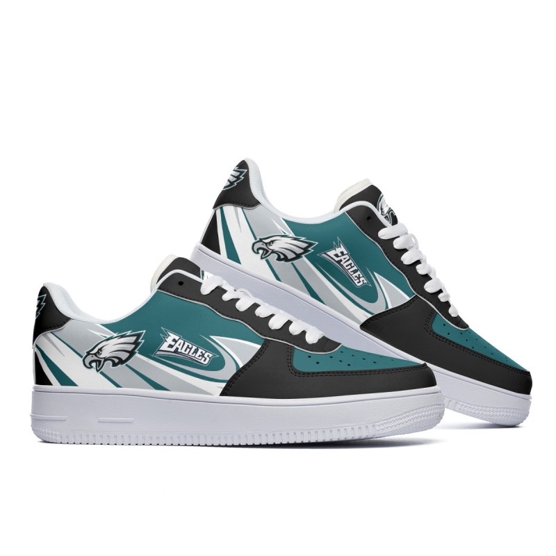 Philadelphia Eagles Sneakers Side View