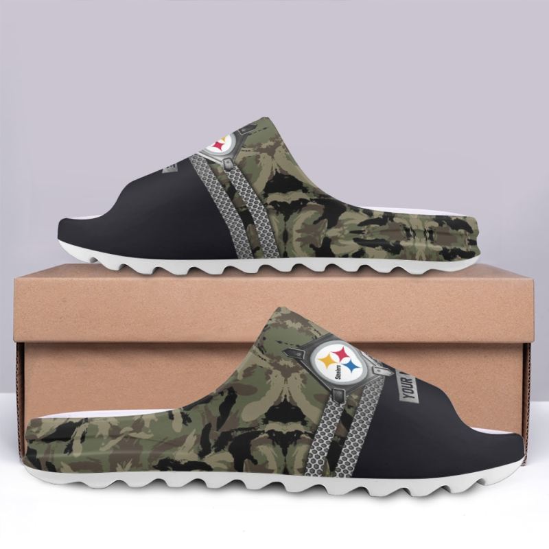 Pittsburgh Steelers Yeezy Slippers Image 3