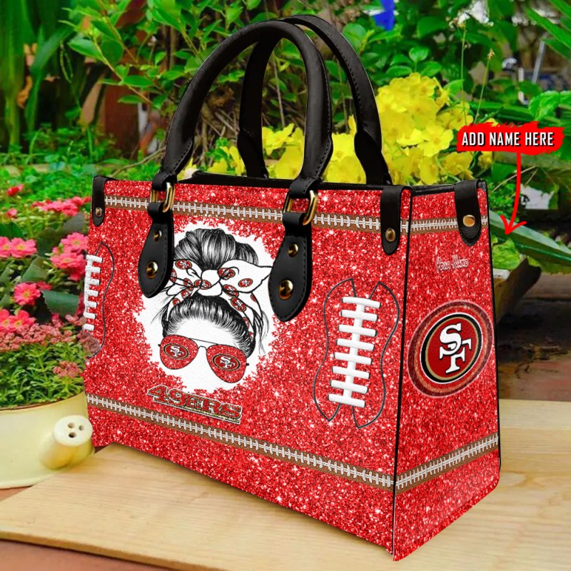 Stylish San Francisco 49ers Leather Hand Bag