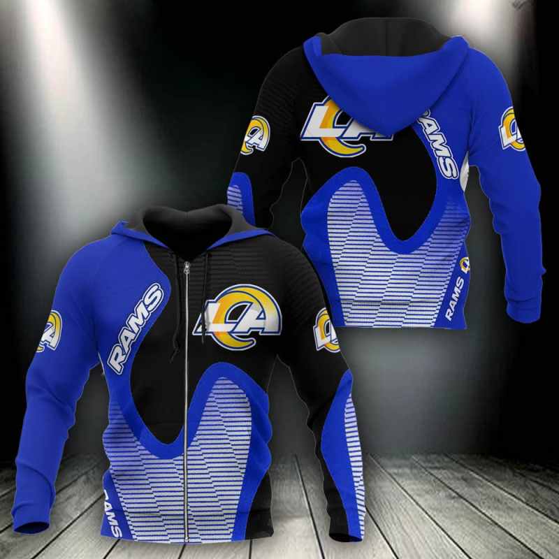 Los Angeles Rams Hoodie Back View