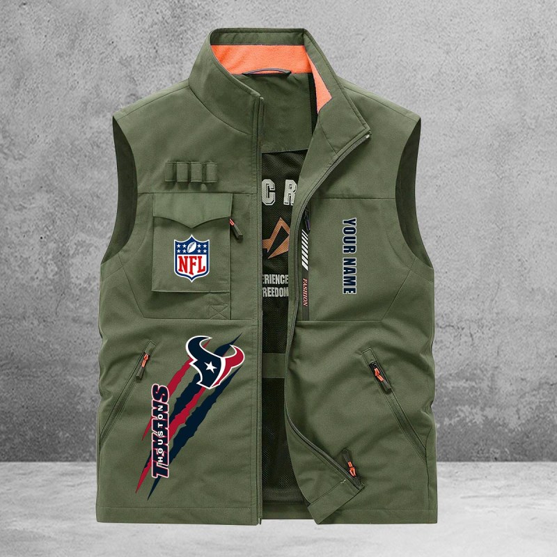 Houston Texans Multi-Pockets Vest