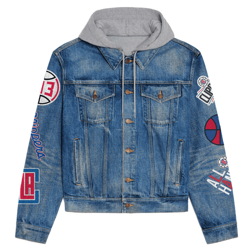 Back Design of Los Angeles Chargers Hooded Jacket