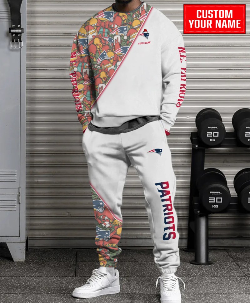 New England Patriots Ugly Christmas Sweater Combo