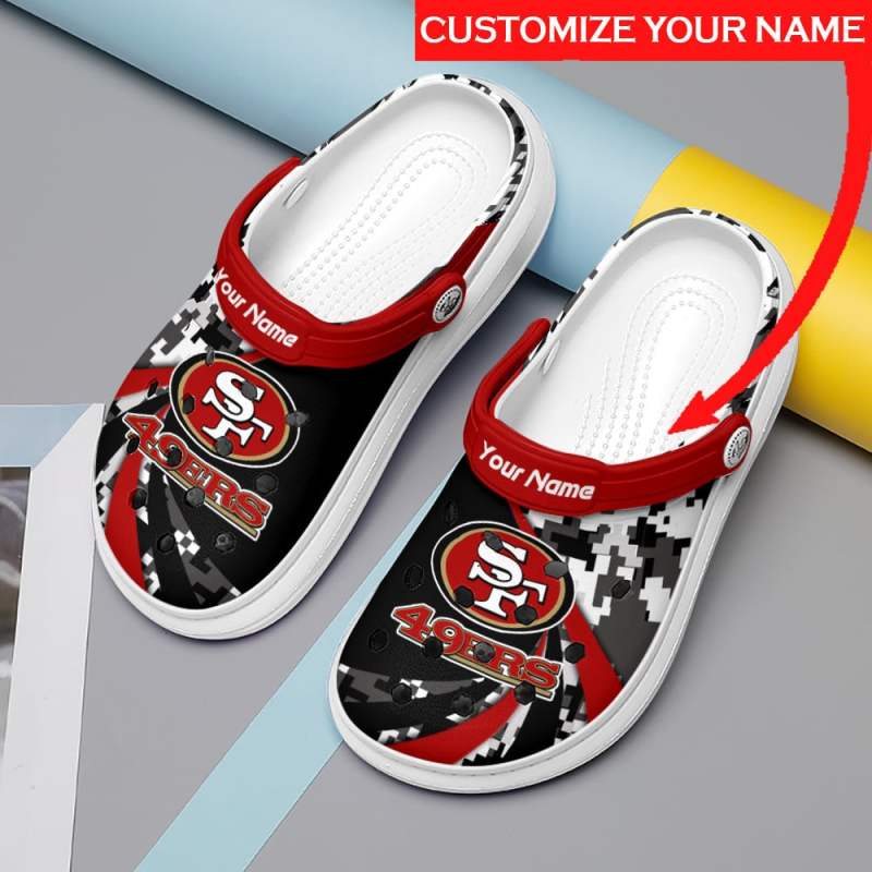 San Francisco 49ers Personalized Limited Clog