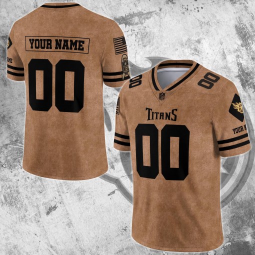 Tennessee Titans Personalized V-neck Jersey - Custom Your Name