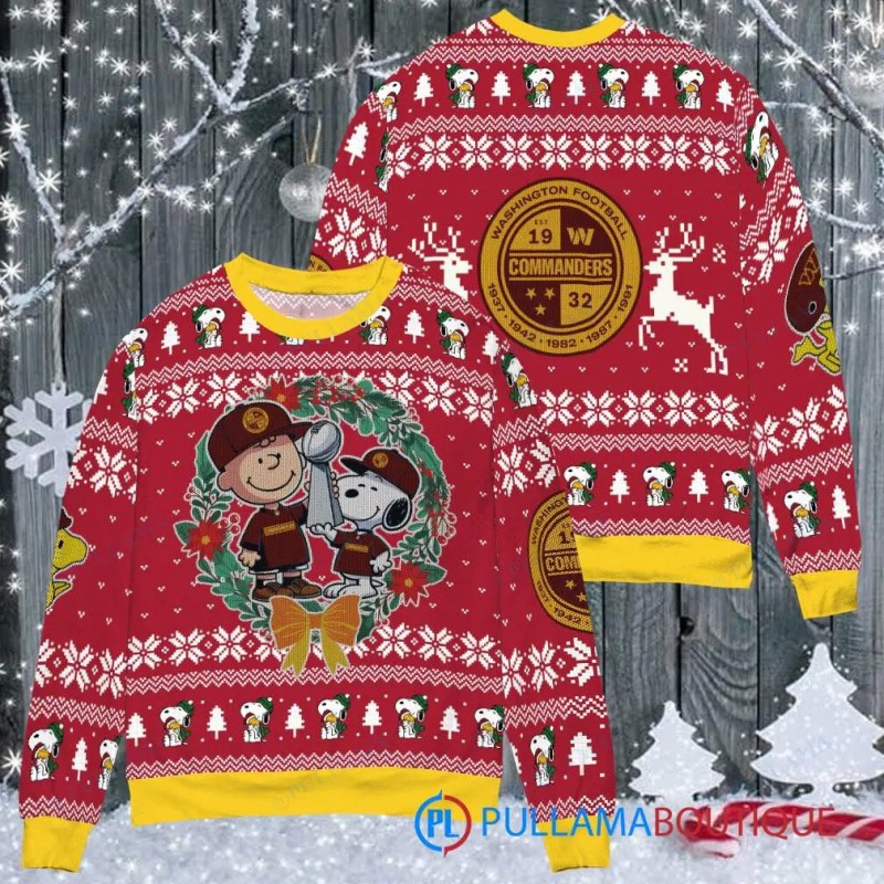 Washington Commanders Ugly Christmas Sweater
