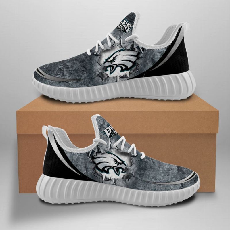 Philadelphia Eagles Custom Sneakers side view