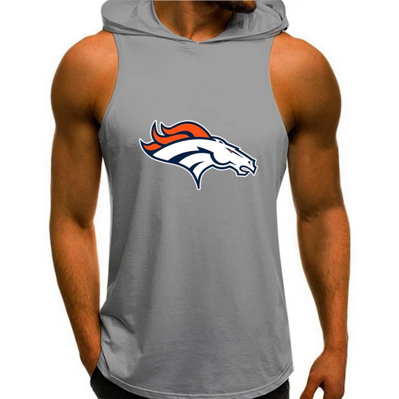 Denver Broncos Hoodie Vest Color Options