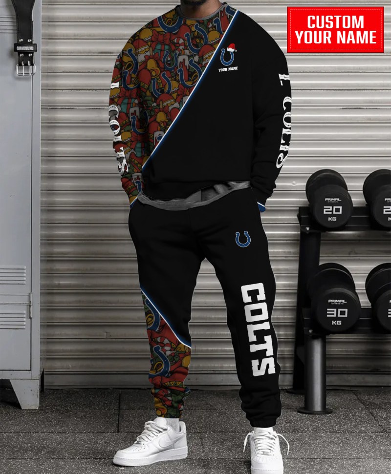Indianapolis Colts Christmas Combo Sweatshirt and Sweatpants