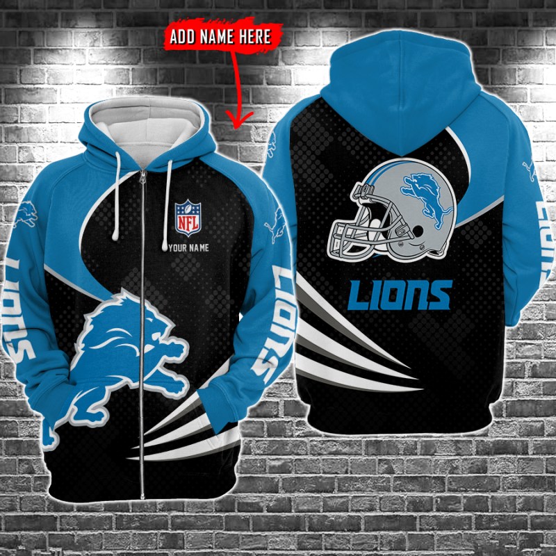 Detroit Lions Personalized Hoodie