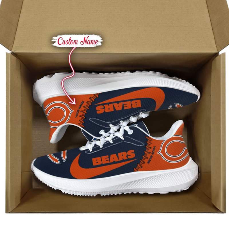 Chicago Bears Running Shoes Back View