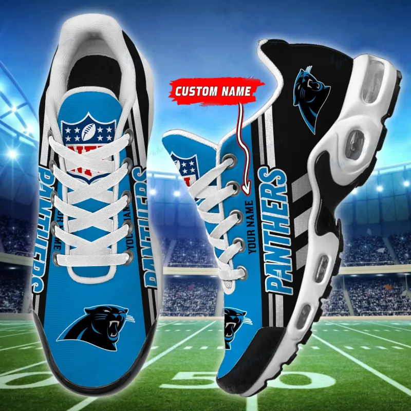Carolina Panthers Personalized Youth Sneakers