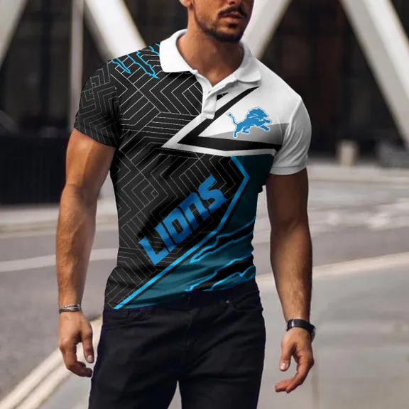 Detroit Lions Polo T-shirt