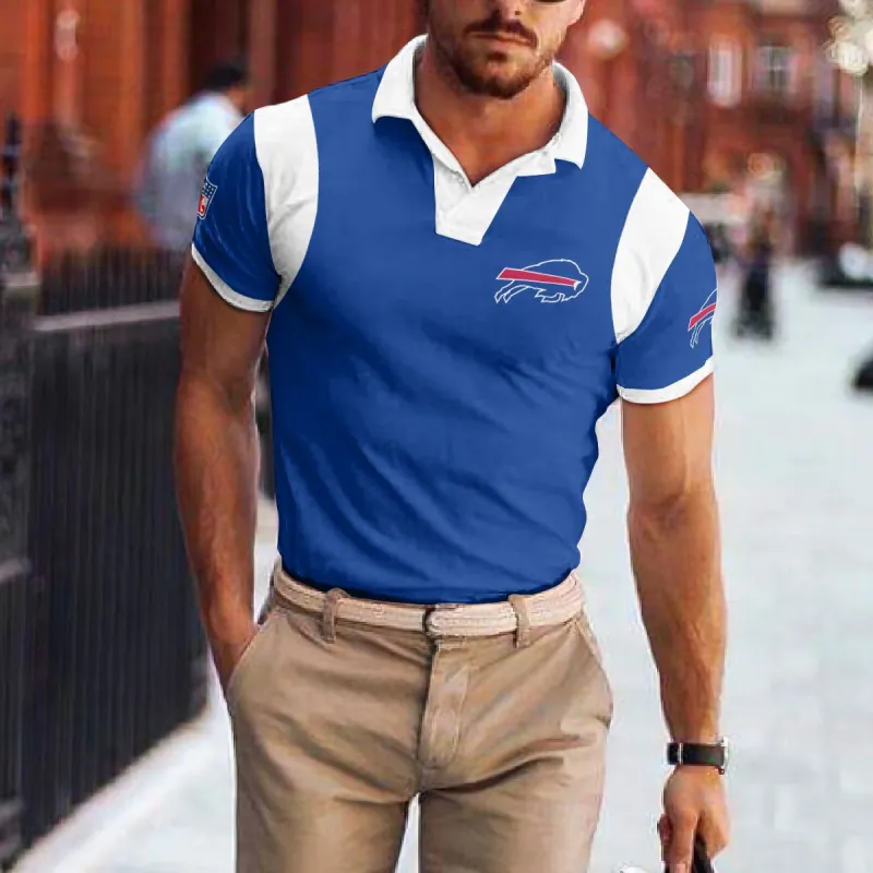 Buffalo Bills Polo T-Shirt Back