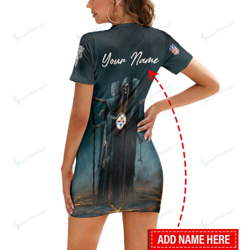 Football Fan Apparel - Steelers Mini Dress